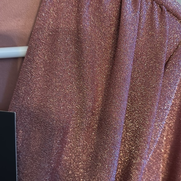 NWT do+be pink/gold sparkly festive dress sz med - Picture 4 of 5